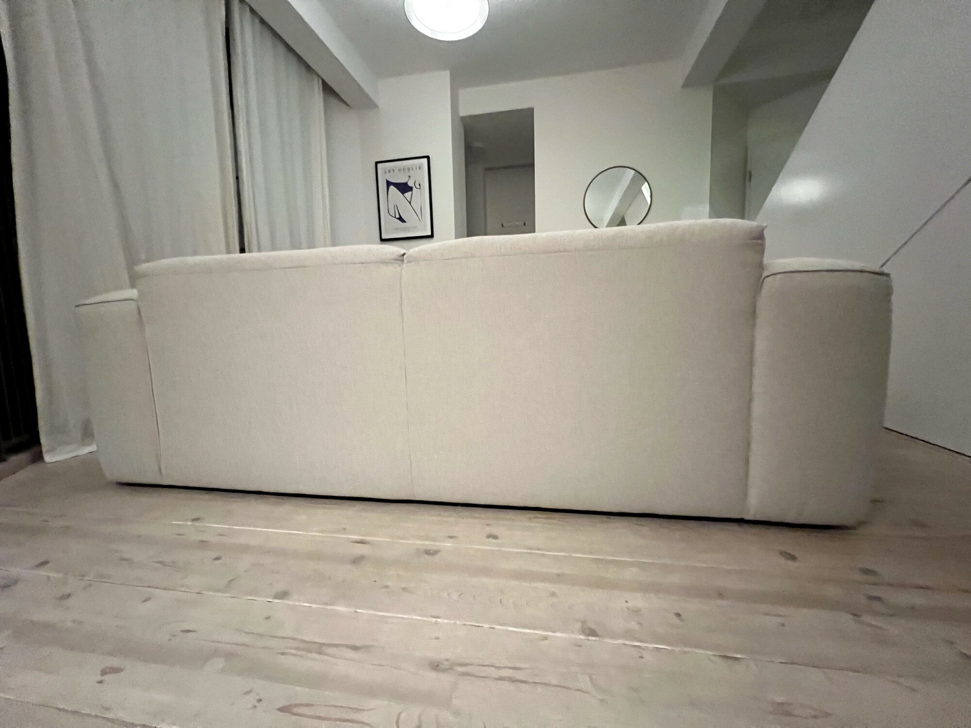 Hudson Sofa 2-Sitzer Textil Beige 4