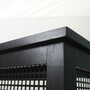 Vintage fireplace cover metal black 1980s 9