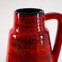 Ceramic Vase Red 1960s 7