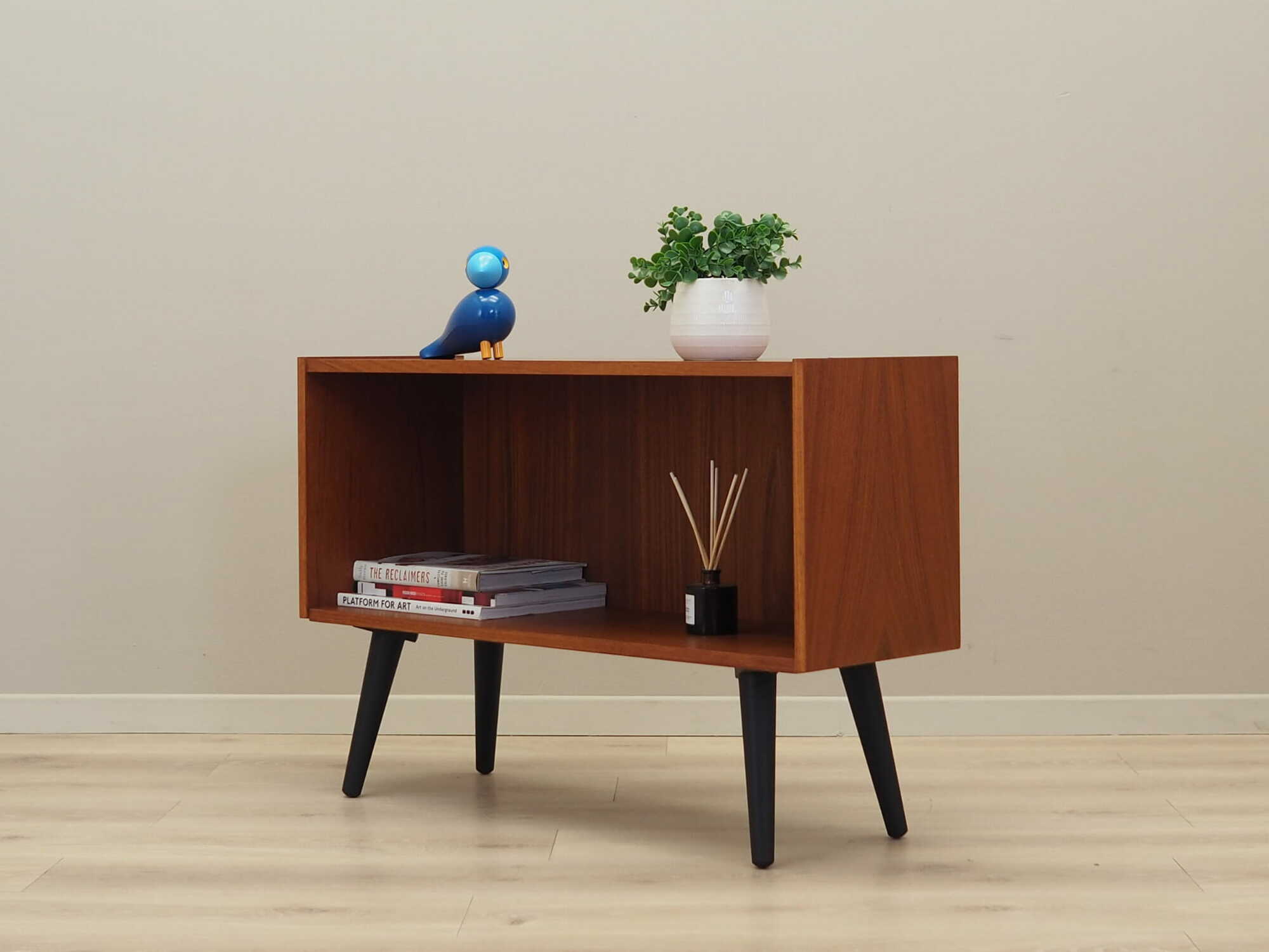 Vintage Bookshelf Teak Brown 1970s 2