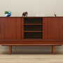 Vintage Highboard Teakholz Braun 1960er Jahre 2