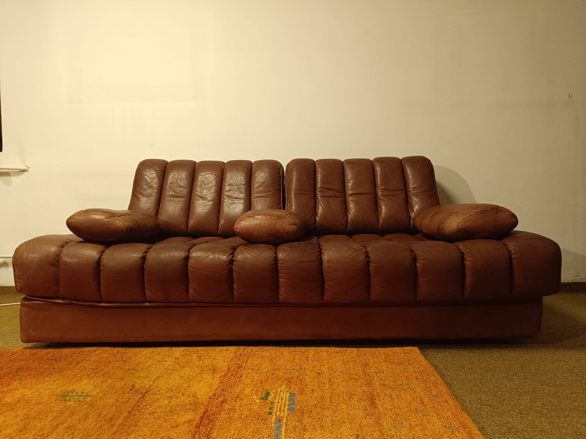 Vintage DS 85 Tagesbett Leder Cognac 0