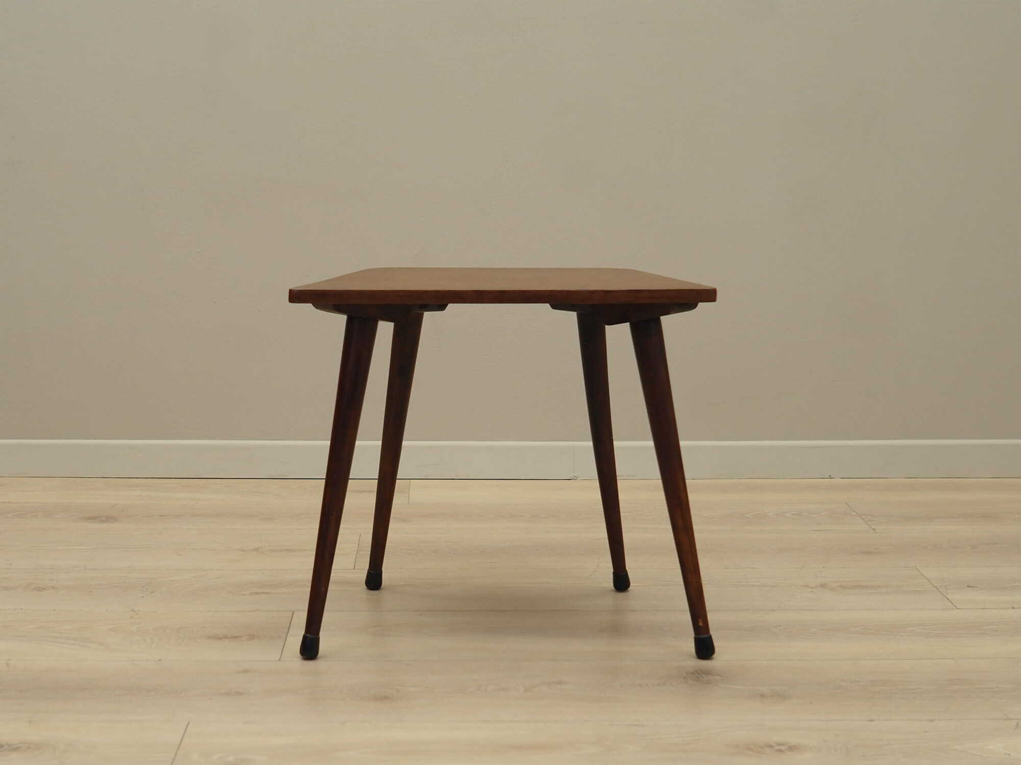 Vintage Stool Teak Brown 1970s 4