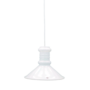 Vintage pendant lamp glass white 1970s 0