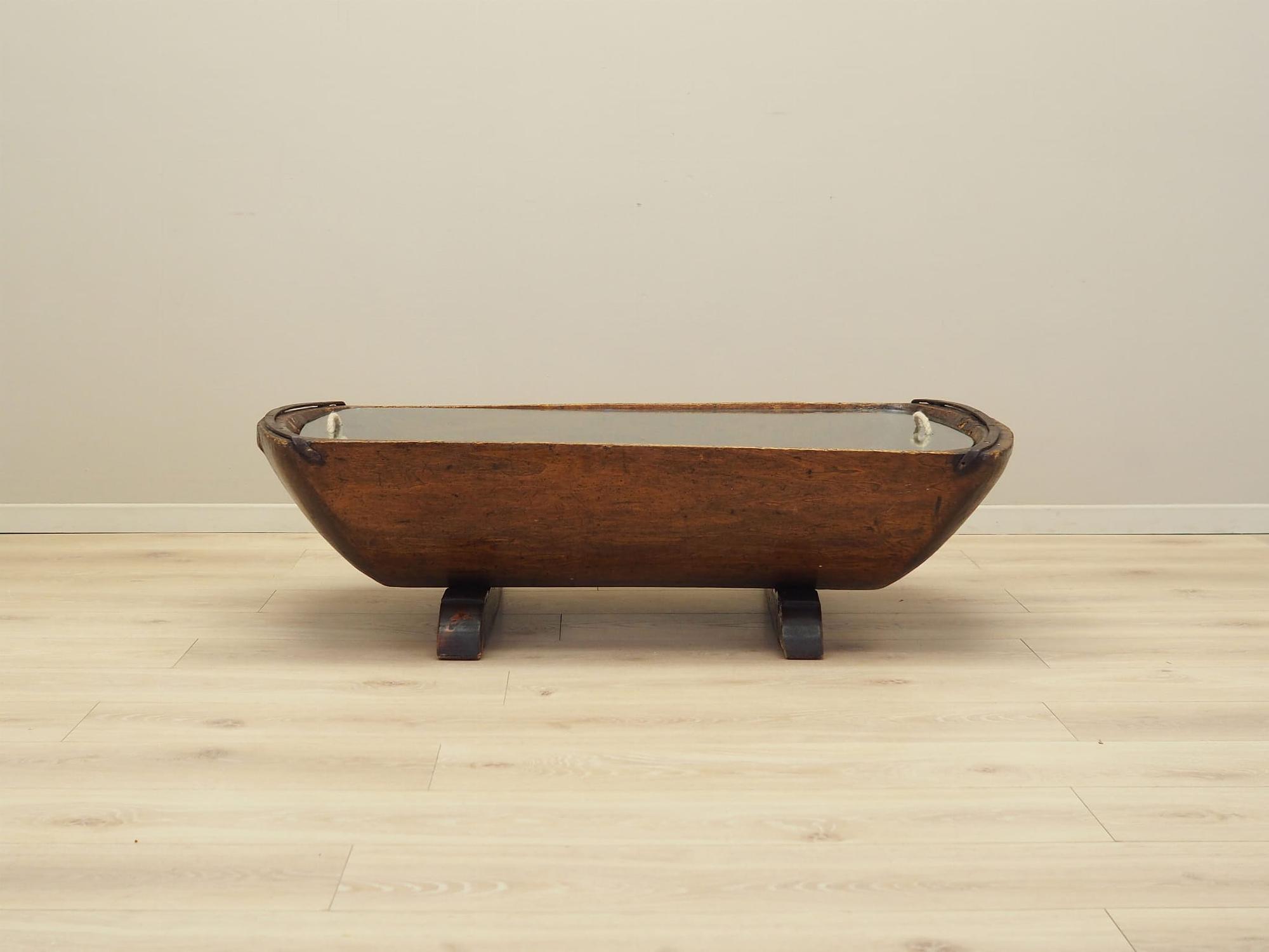 Coffee table Pine wood 1960s 1