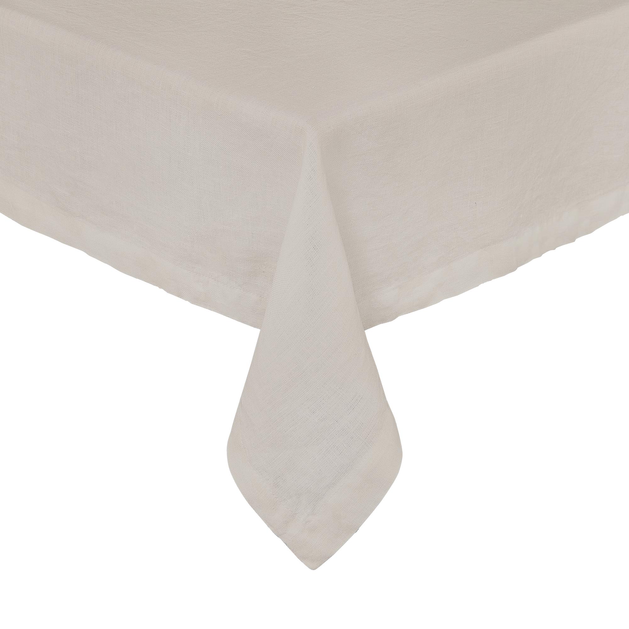 Riga Tablecloth Linen Natural Cream 160x250cm 0