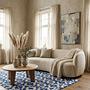 Outdoor Rug Dhurrie Chloe 120x170 Blue 1