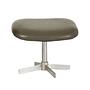 Athena Footstool Estoril-Leather 0959 Gray-Brown 0