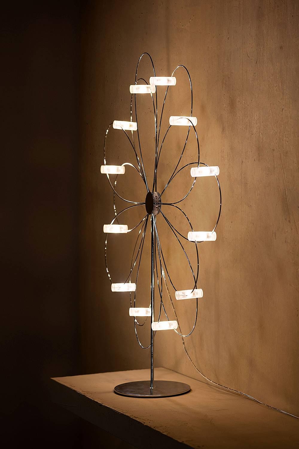 Winter Star Combi-Decoration Metal LED Silver 4