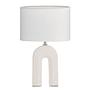 Glow Of Purity Tischleuchte Keramik Beige 1-flammig 3