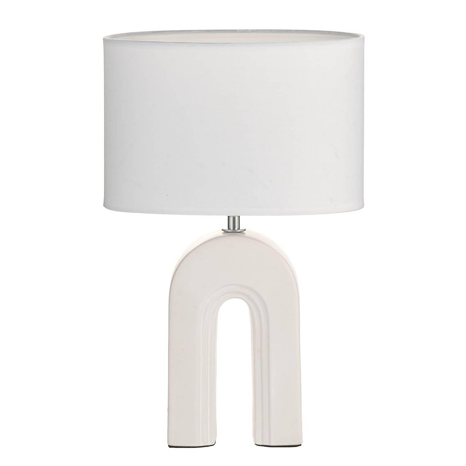 Glow Of Purity Tischleuchte Keramik Beige 1-flammig 3