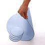 Tischset Rund 100% Recyceltes Leder Himmelblau 2