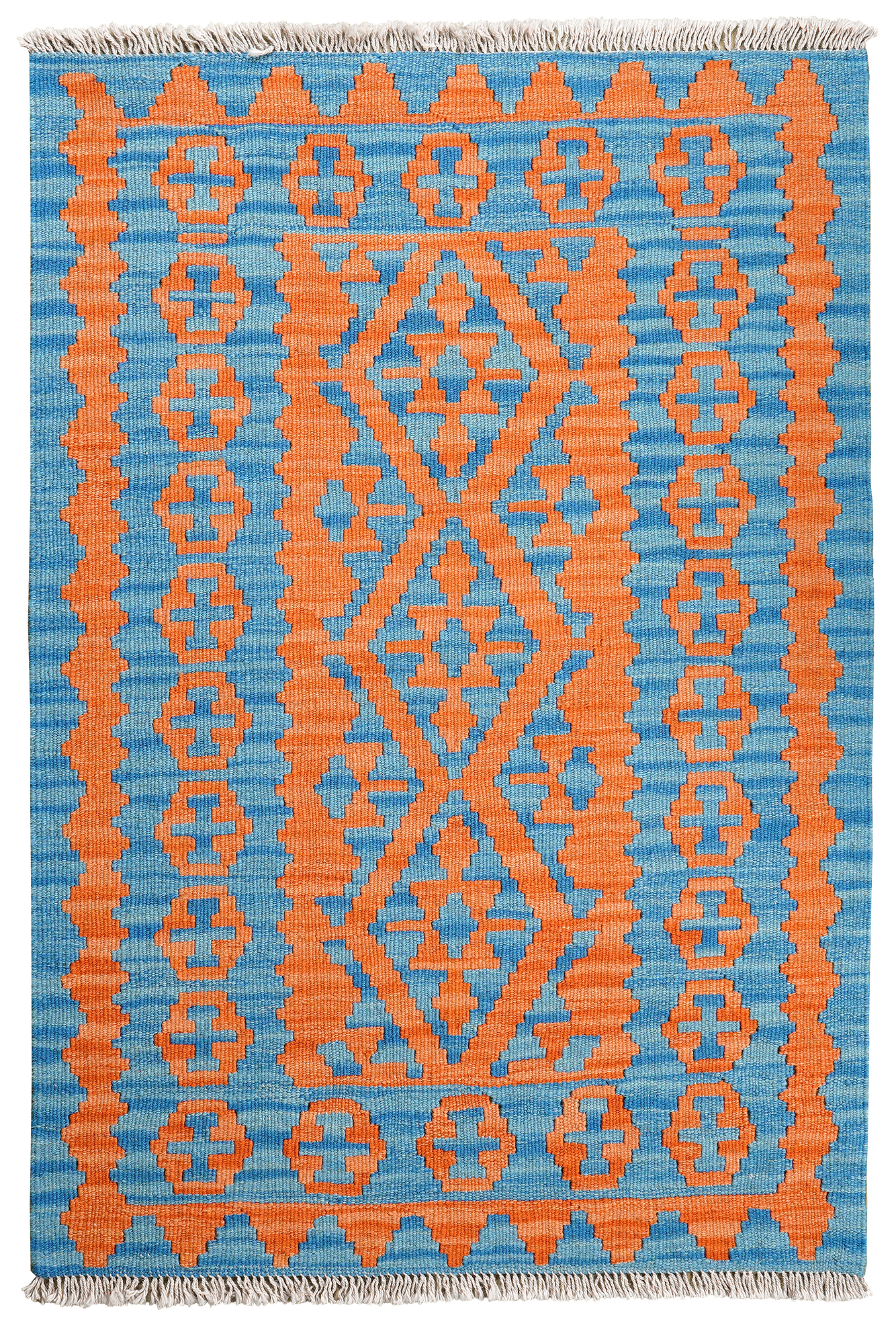 Kilim Gashgai Teppich Wolle Mehrfarbig 0