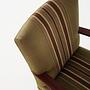 Vintage Stuhl Teakholz Textil Grün 1960er Jahre 10