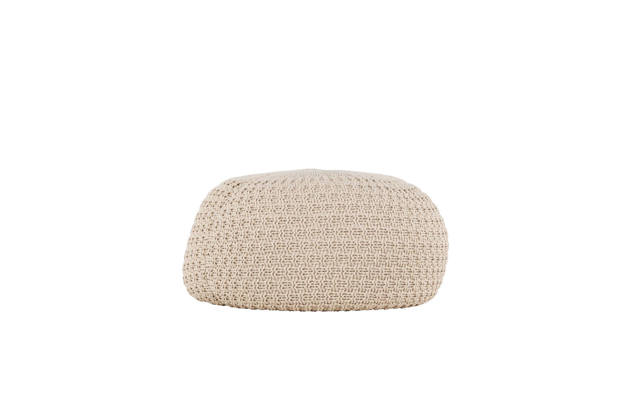 Sam Pouf Beige ⌀60cm 8