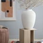 Hammershøi Vase Keramik Weiß 4