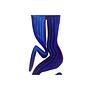 Intuitive Body Art Print Blue White 2