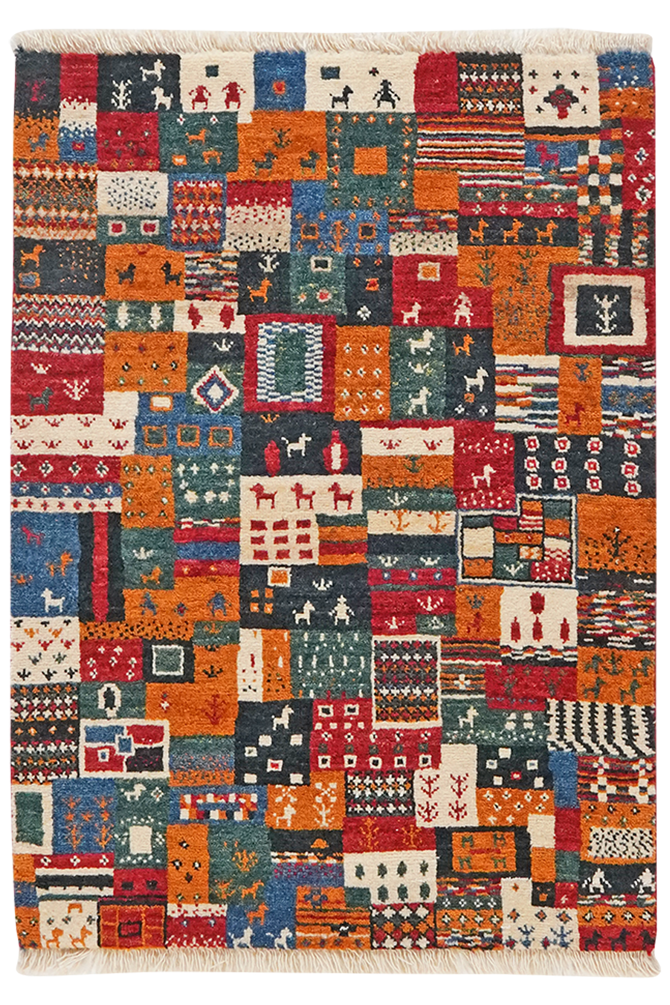 Rizbaf Gabbeh Rug Wool Multicolored 0