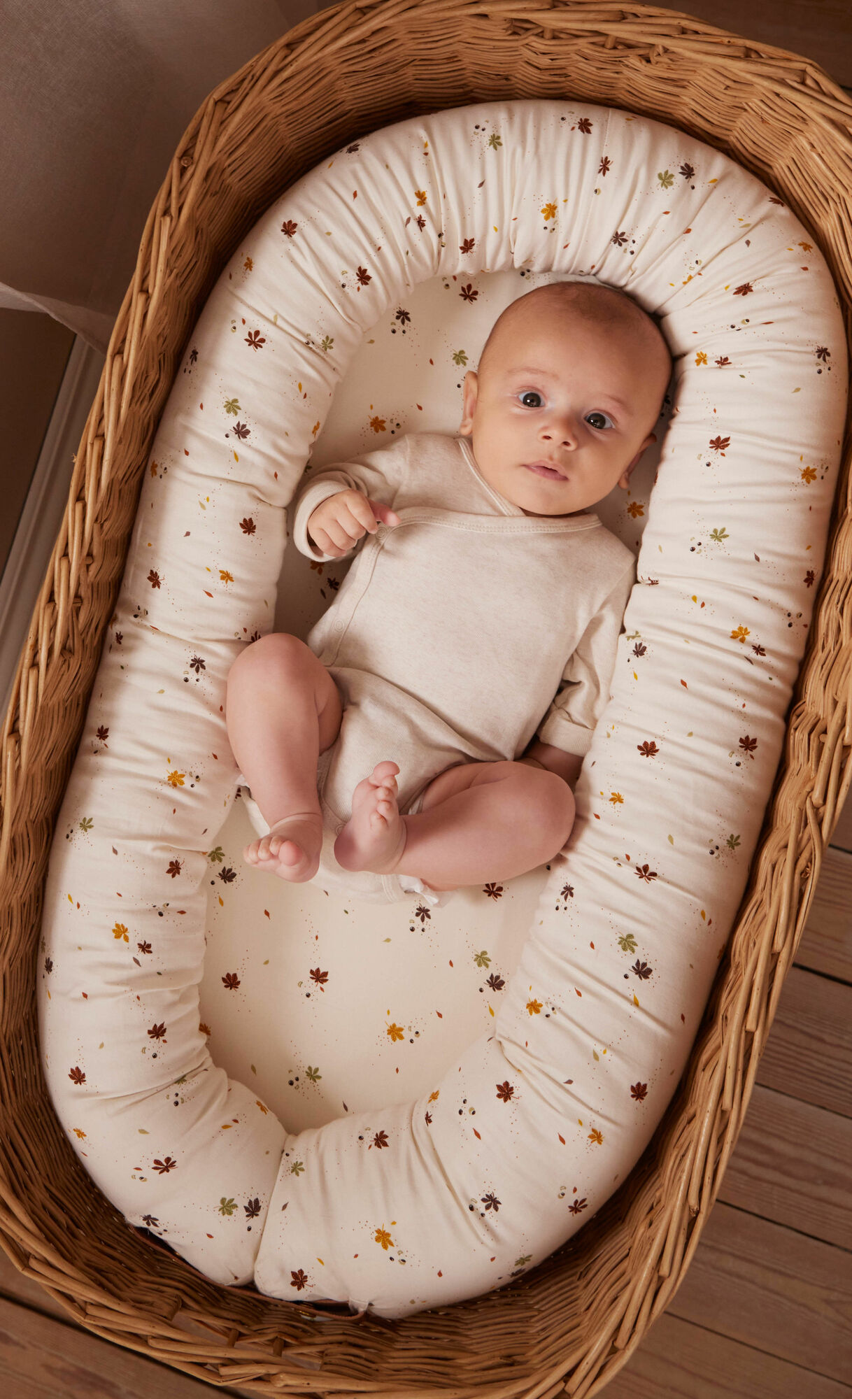 Chestnuts Babynest Bio-Baumwolle Weiß 5