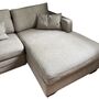 Gatsby Sofa Récamiere Rechts Baumwolle Holz Braun 2