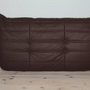 Togo Sofa 2-seater Madras Leather Brown 5