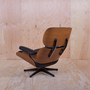 Eames Lounge Chair Leder Schwarz 3