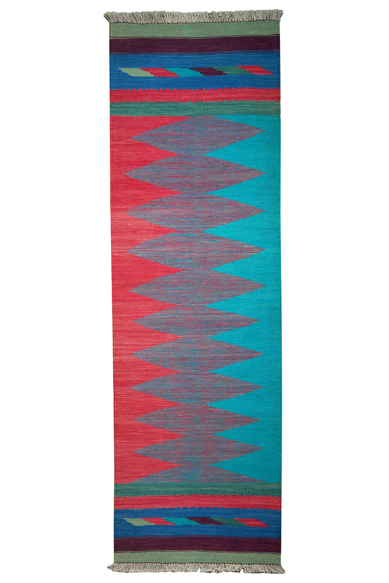 Kilim Gashgai Teppich Mehrfarbig 0