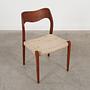 Teak wood chair 1960s 1
