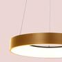 LED pendant light lacquered metal copper 3