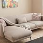 Venus Sofa Récamiere Links Creme 2