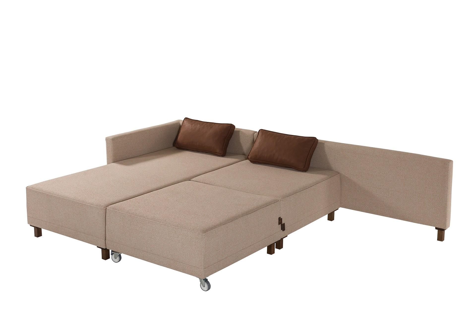 Matris Left Eckschlafsofa Braun 5