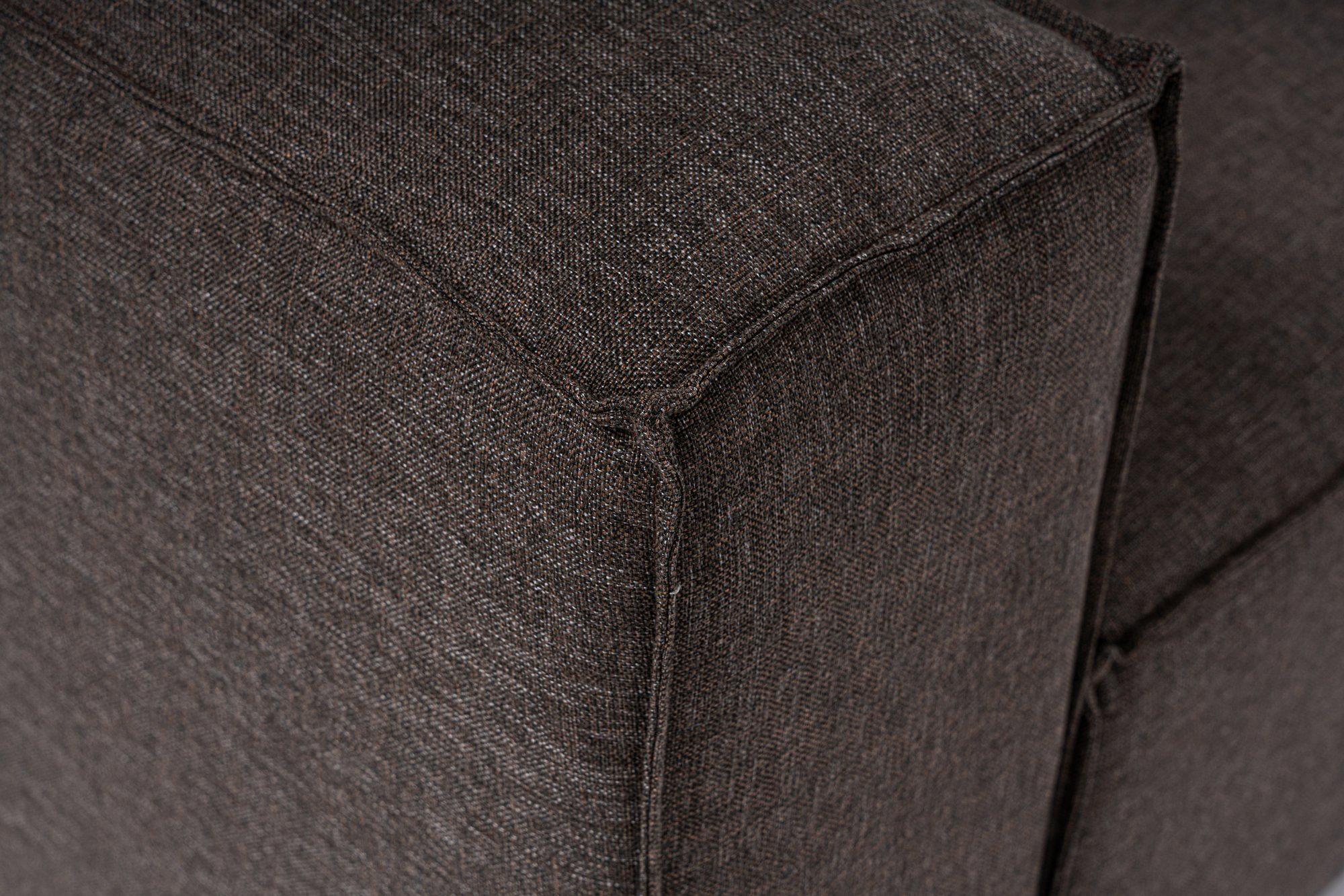 Fora corner sofa dark brown 9
