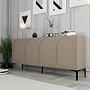 Lyon 79 Console Black Atlas Wood Veneer 3