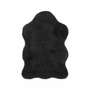 Fellteppich Textil Anthrazit 0