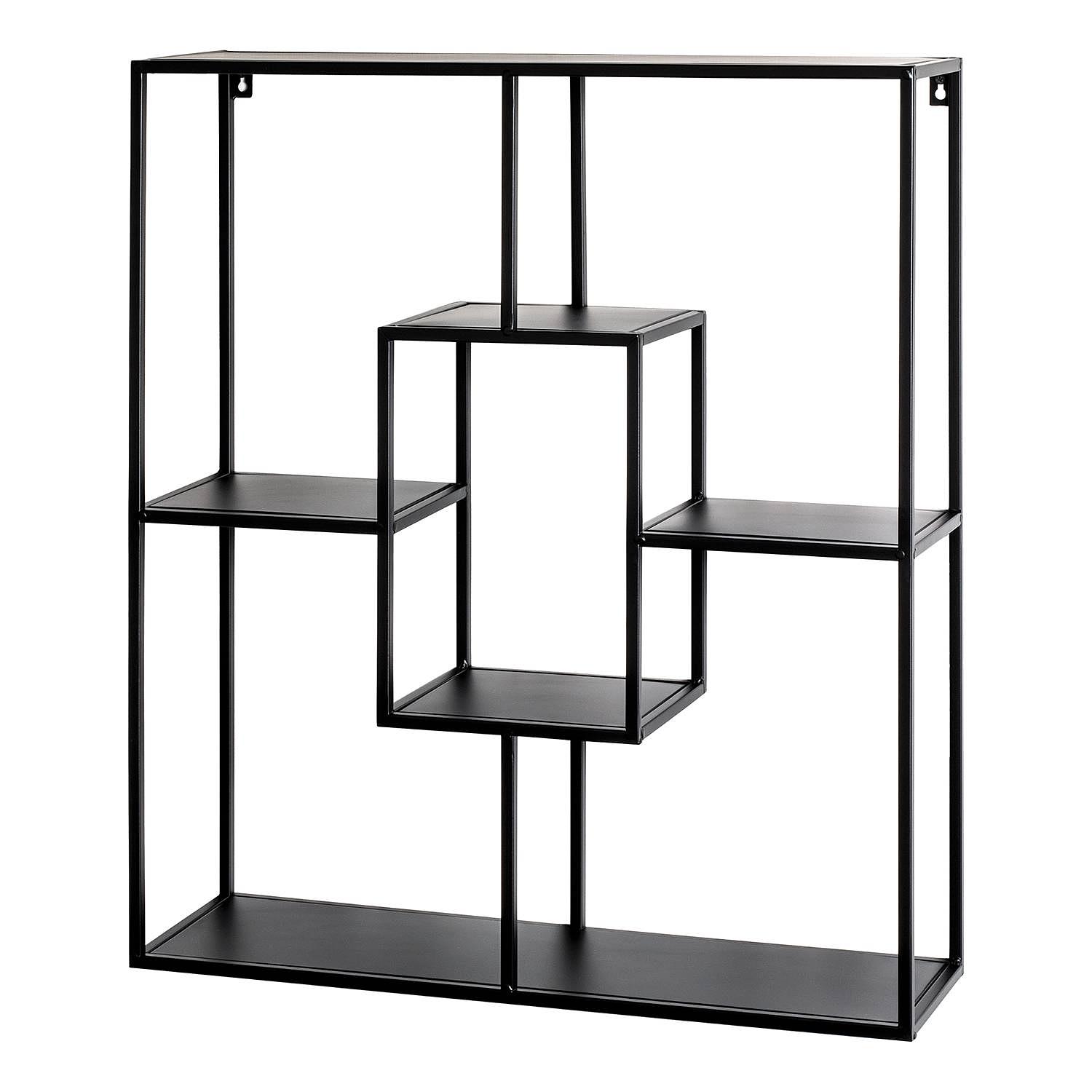 Wandregal Kalba Metall Schwarz 0