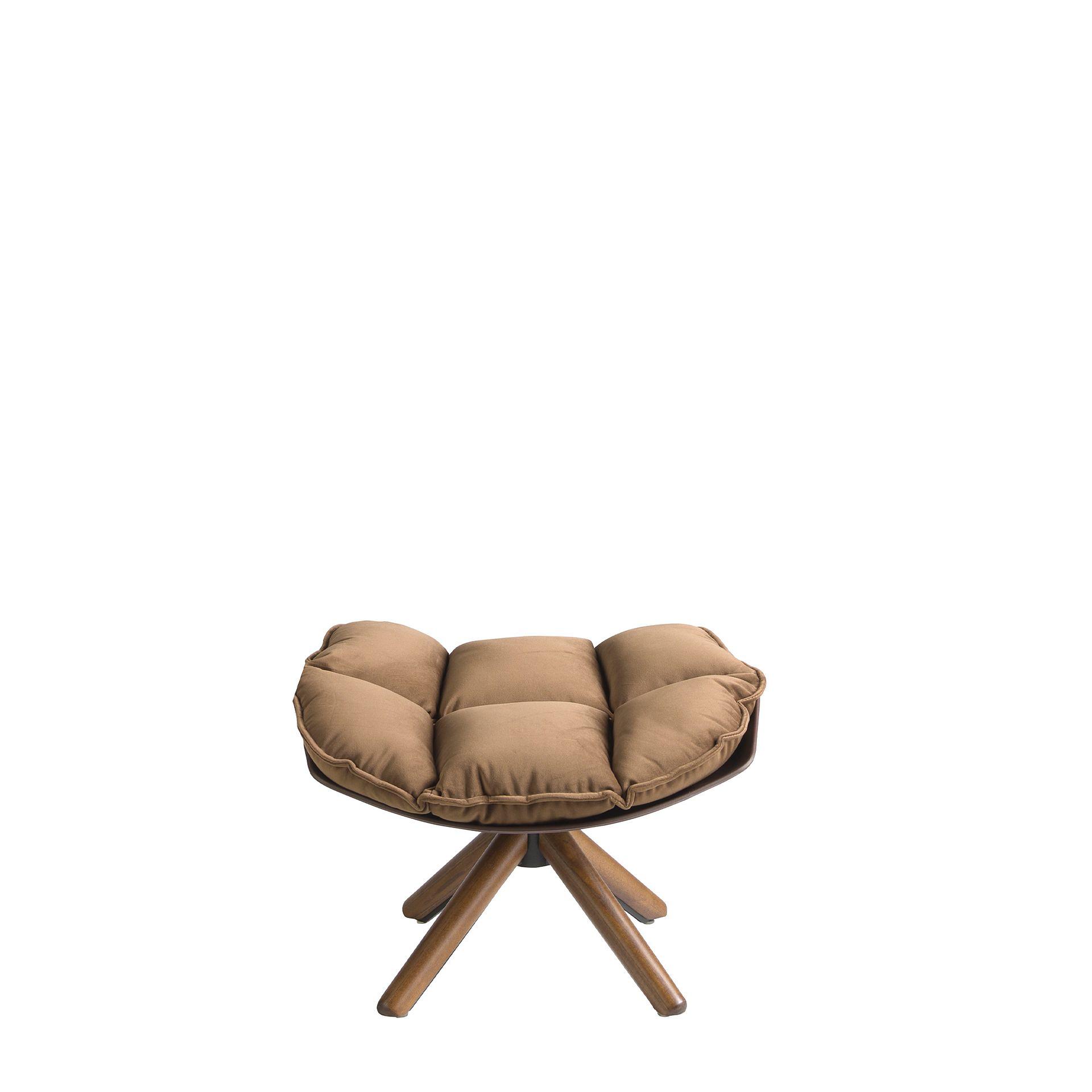 Ottoman Velvet Brown 1