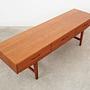Lowboard Teak wood 1960s 5