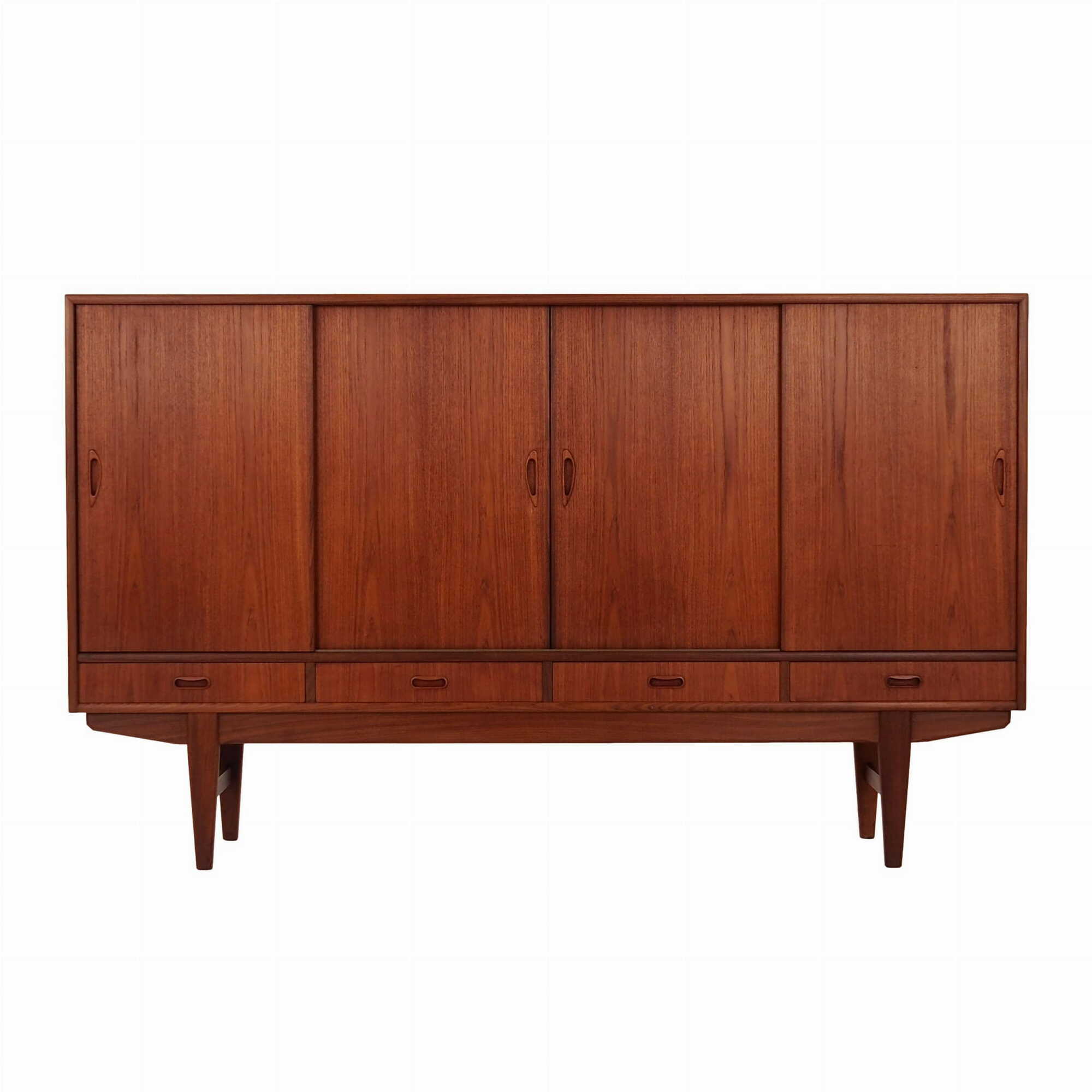 Vintage Sideboard Teak Wood Brown 1970s 0