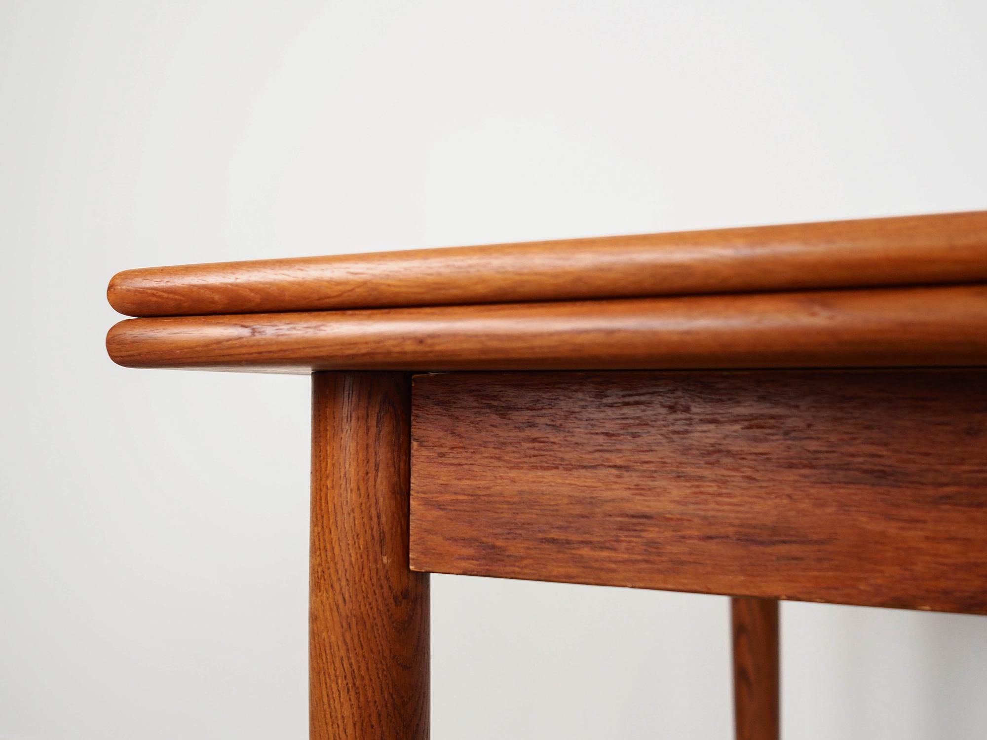 Dining table teak 1970s 11
