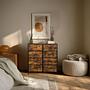 RAGALA LIGHT Wood veneer chest of drawers 4