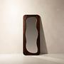 Mirror Adamas Walnut 60x3x145cm 4