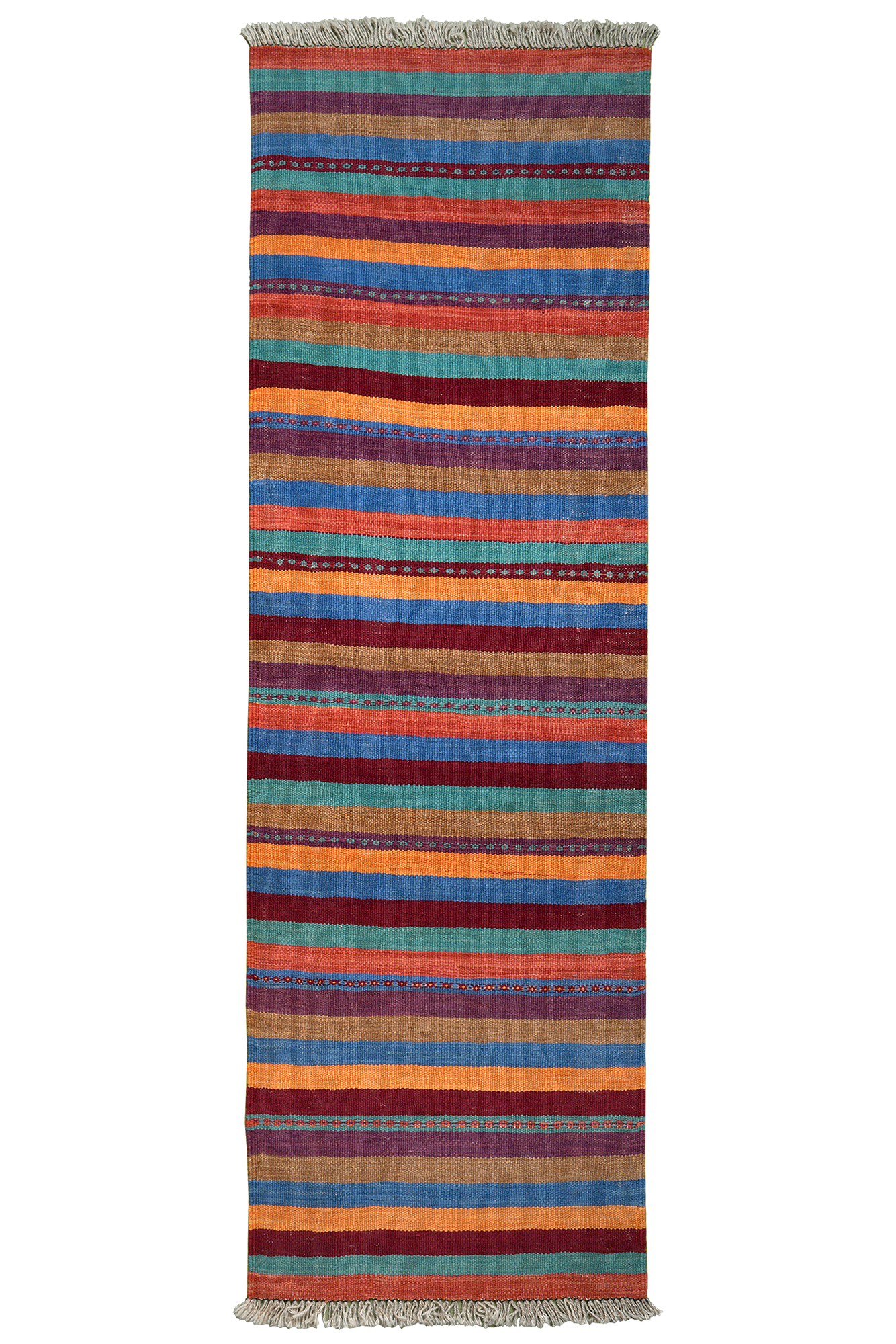 Kilim Gashgai Teppich Mehrfarbig 0