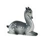 Ceramic fawn figure Grey 1970s 0