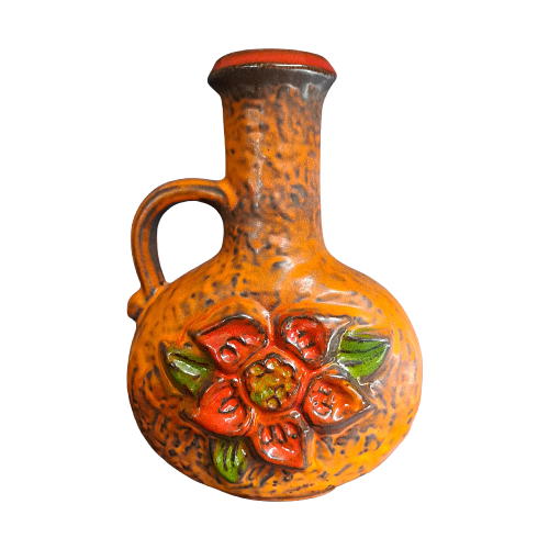 Vintage Vase Keramik Bunt 0
