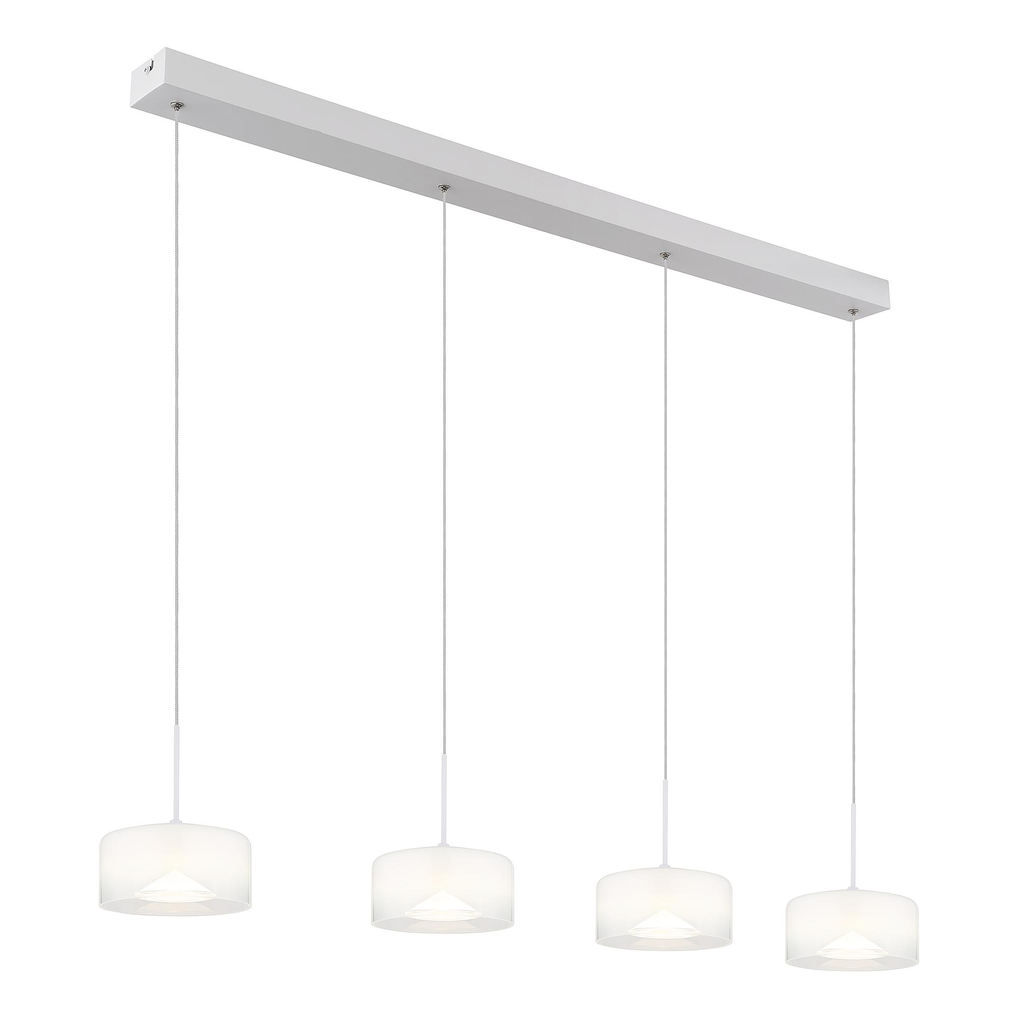 LED Pendant Light Belinda Clear Glass Iron 3