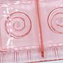 Vintage Tablett Pressglas Rosa 1930er Jahre 5