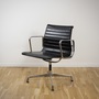 Alu Chair EA 107 Leder Schwarz 0