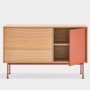 Aparador Yoko Kommode Holz Rot 0