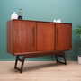 Vintage Highboard Teakholz Braun 1960er Jahre 3