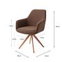 Hiroo Dining Chair Rustic Rye 4